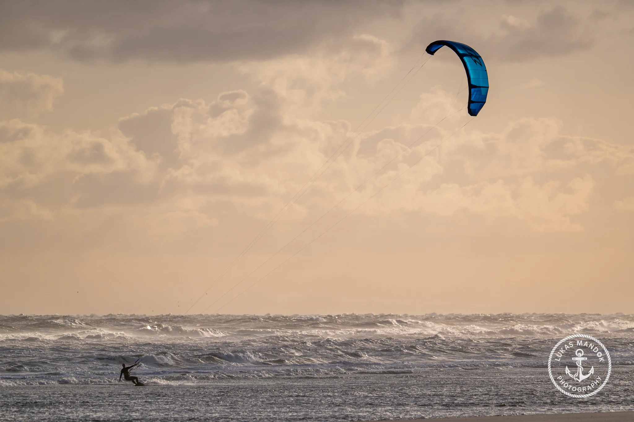 Kitesurfer in Action